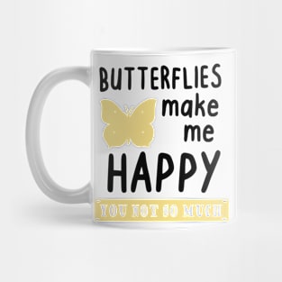 Butterfly saying gift yellow brimstone butterfly Mug